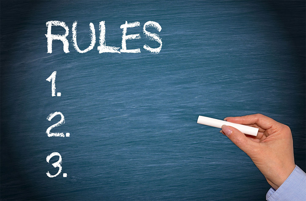 Started with 3 rules