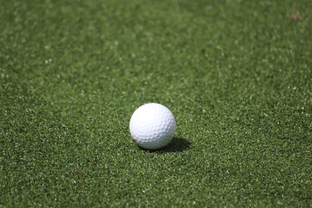 A golf ball is also
